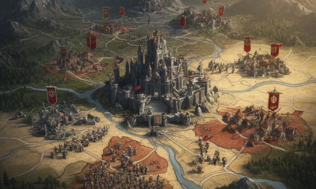 Domini di Ferro, gioco di strategia a turni con mappa fantasy dettagliata e unità militari, realizzato da ItaliaPlayApp
